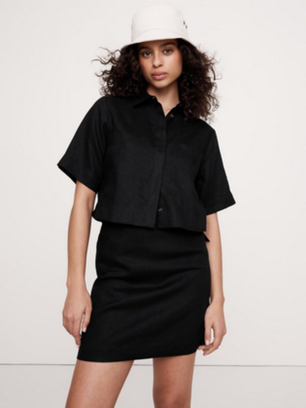 NWT Banana Republic Linen Mini Skirt